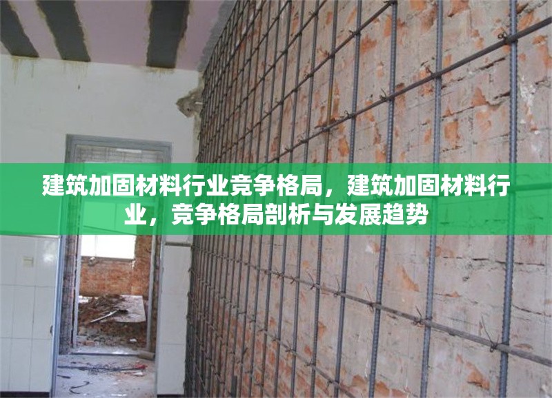 建筑加固材料行業(yè)競爭格局，建筑加固材料行業(yè)，競爭格局剖析與發(fā)展趨勢 行業(yè)新聞 第6張