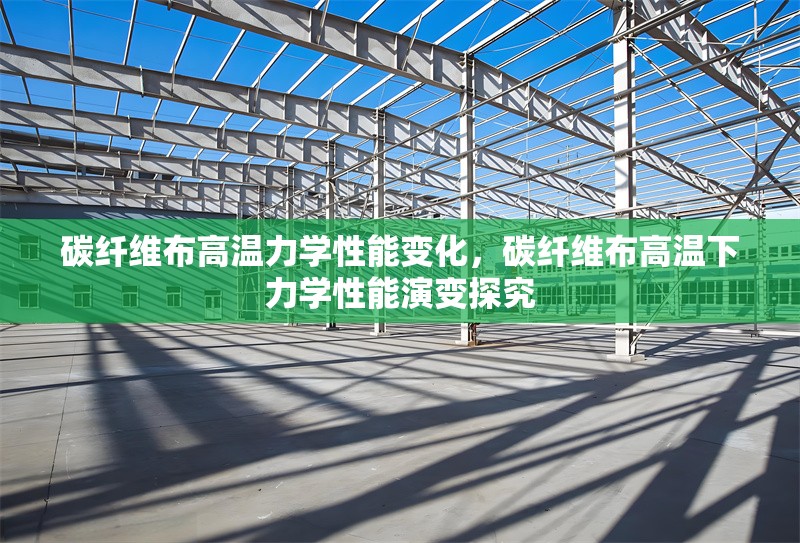 碳纖維布高溫力學(xué)性能變化，碳纖維布高溫下力學(xué)性能演變探究 行業(yè)新聞 第6張