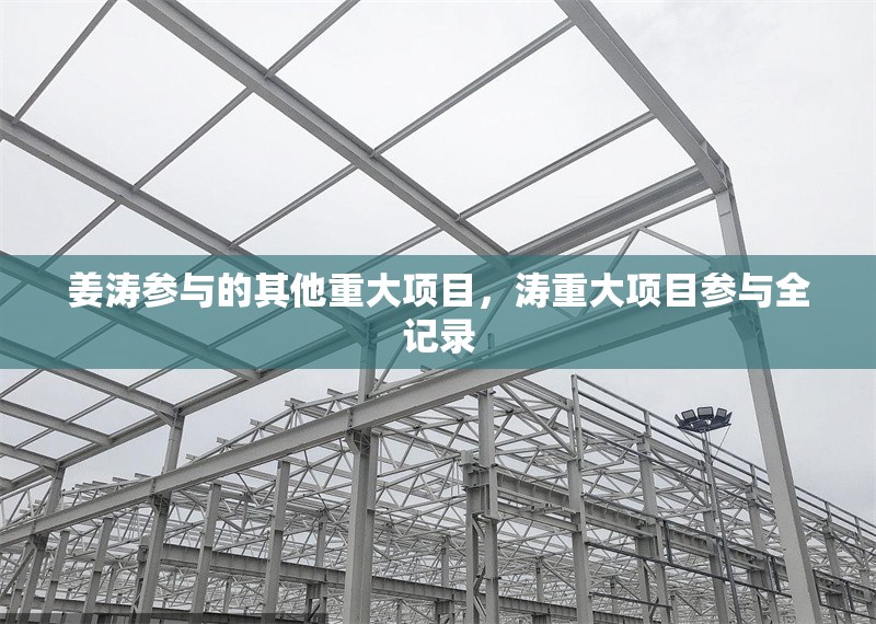 姜濤參與的其他重大項目，濤重大項目參與全記錄 行業(yè)新聞 第1張