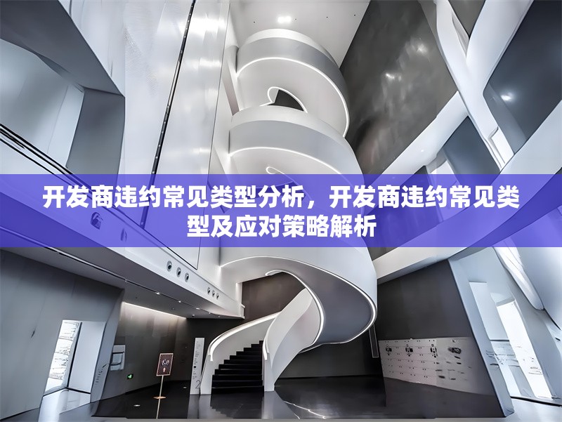 開發(fā)商違約常見類型分析，開發(fā)商違約常見類型及應對策略解析