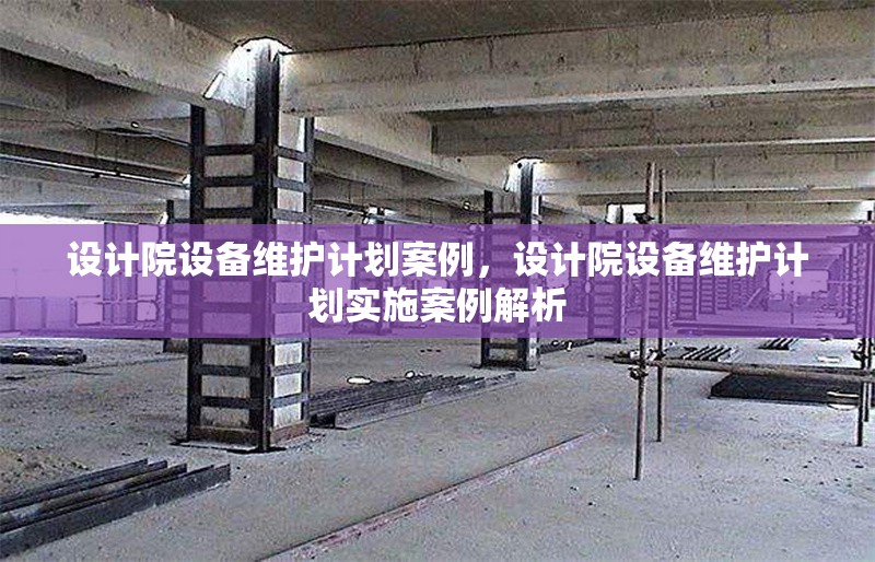 設(shè)計院設(shè)備維護計劃案例，設(shè)計院設(shè)備維護計劃實施案例解析