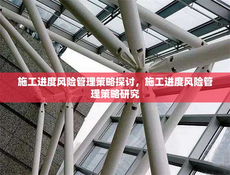 施工進度風(fēng)險管理策略探討，施工進度風(fēng)險管理策略研究