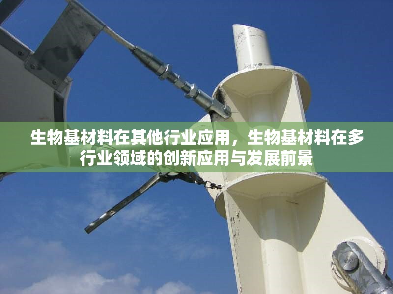 生物基材料在其他行業(yè)應用，生物基材料在多行業(yè)領(lǐng)域的創(chuàng)新應用與發(fā)展前景