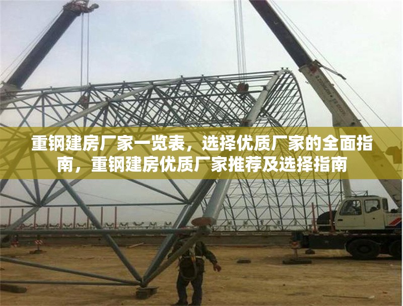 重鋼建房廠家一覽表，選擇優(yōu)質(zhì)廠家的全面指南，重鋼建房優(yōu)質(zhì)廠家推薦及選擇指南