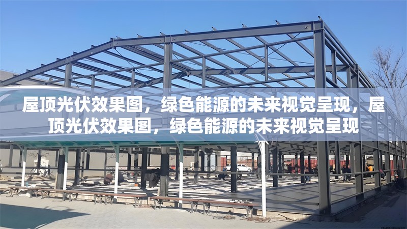 屋頂光伏效果圖，綠色能源的未來視覺呈現(xiàn)，屋頂光伏效果圖，綠色能源的未來視覺呈現(xiàn)