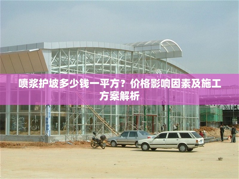 噴漿護(hù)坡多少錢一平方？價格影響因素及施工方案解析 行業(yè)新聞