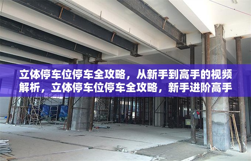 立體停車位停車全攻略，從新手到高手的視頻解析，立體停車位停車全攻略，新手進(jìn)階高手 行業(yè)新聞