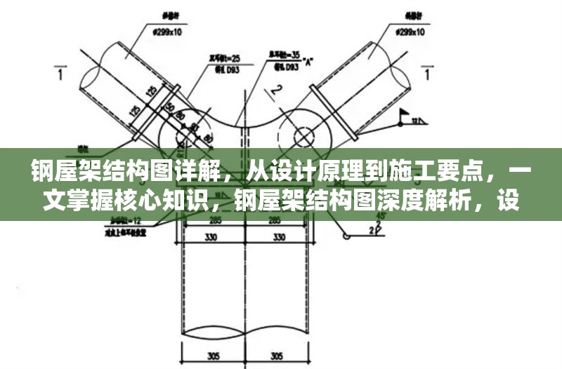 鋼屋架結(jié)構(gòu)圖詳解，從設(shè)計(jì)原理到施工要點(diǎn)，一文掌握核心知識(shí)，鋼屋架結(jié)構(gòu)圖深度解析，設(shè)計(jì)原理與施工要點(diǎn)全